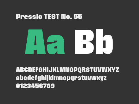 Pressio TEST No. 55