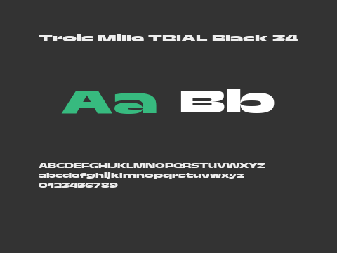 Trois Mille TRIAL Black 34