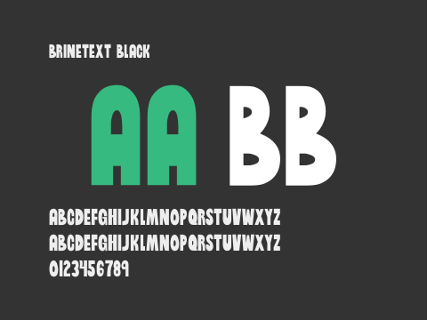 Brinetext Black