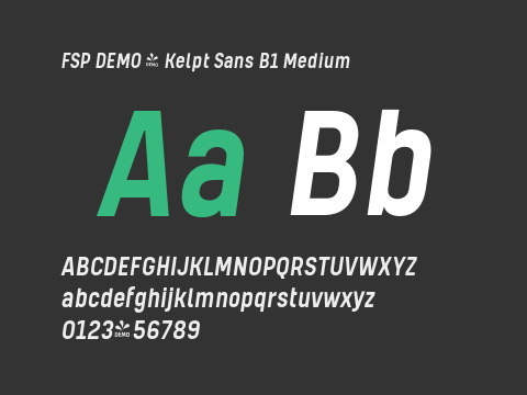 FSP DEMO - Kelpt Sans B1 Medium