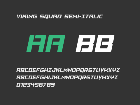 Viking Squad Semi-Italic