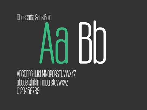 Obcecada Sans Bold