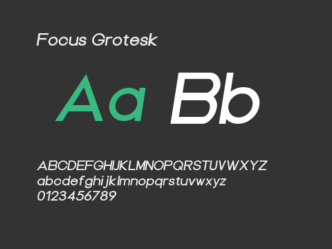 Focus Grotesk