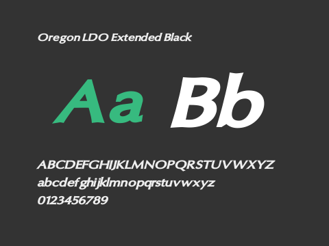 Oregon LDO Extended Black