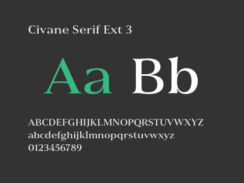 Civane Serif Ext 3