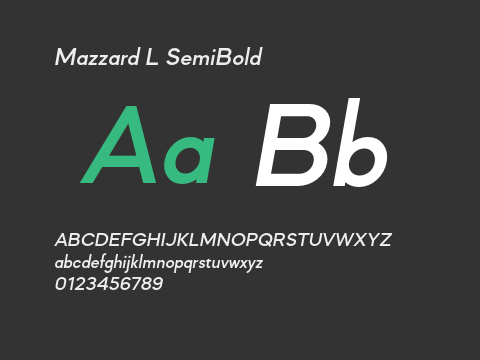 Mazzard L SemiBold