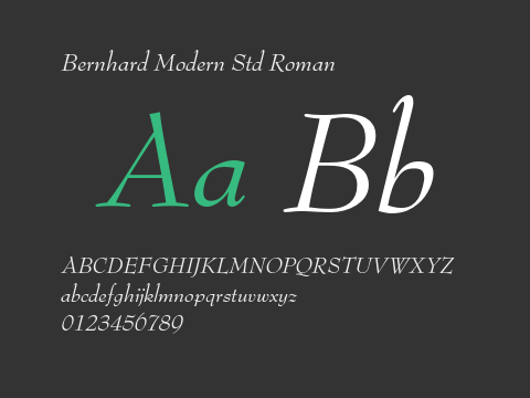 Bernhard Modern Std Roman