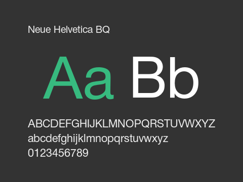 Neue Helvetica BQ