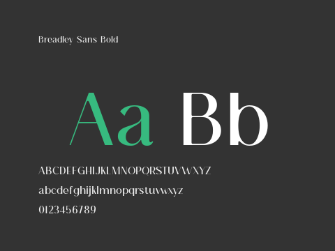 Breadley Sans Bold