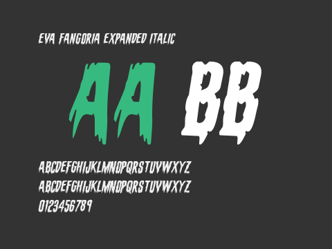 Eva Fangoria Expanded Italic