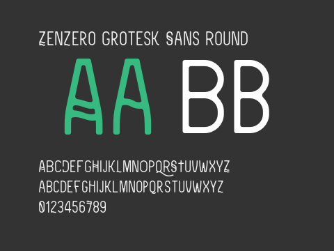 Zenzero Grotesk Sans Round