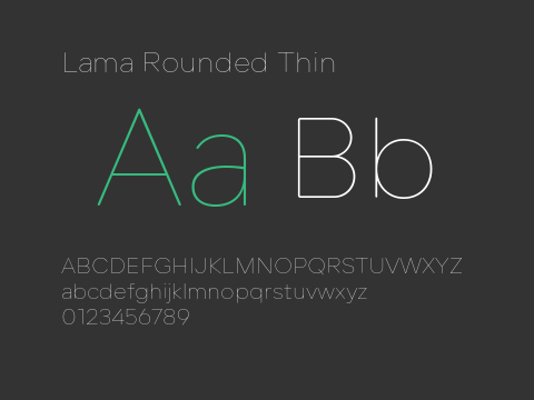 Lama Rounded Thin