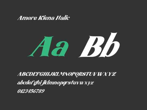 Amore Kiena Italic