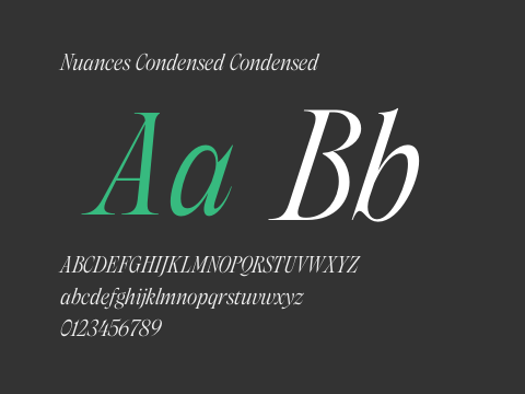 Nuances Condensed Condensed