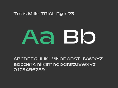 Trois Mille TRIAL Rglr 23