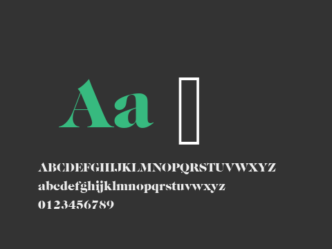 Caslon Becker Graphique