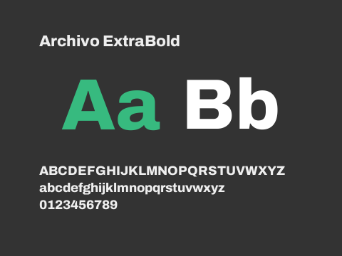 Archivo ExtraBold