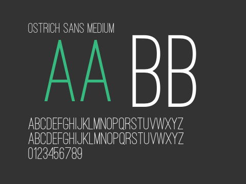 Ostrich Sans Medium