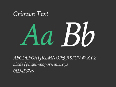 Crimson Text