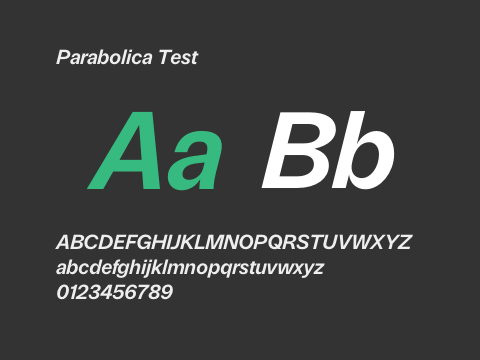 Parabolica Test