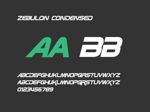 Zebulon Condensed