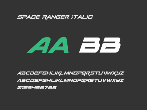 Space Ranger Italic