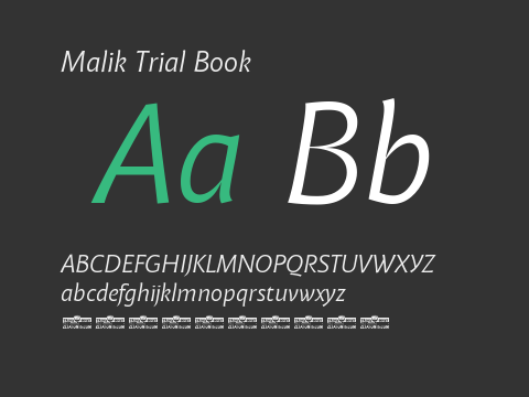 Malik Trial Book