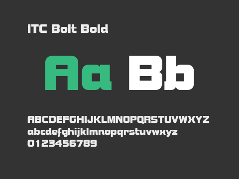 ITC Bolt Bold