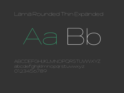 Lama Rounded Thin Expanded