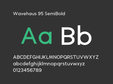 Wavehaus 95 SemiBold