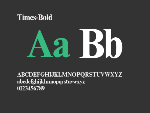 Times-Bold