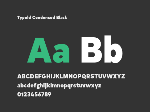 Typold Condensed Black