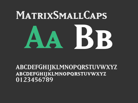 MatrixSmallCaps