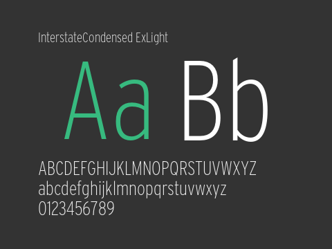 InterstateCondensed ExLight