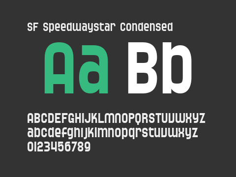 SF Speedwaystar Condensed