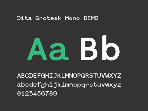 Dita Grotesk Mono DEMO