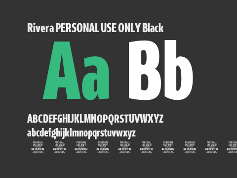 Rivera PERSONAL USE ONLY Black