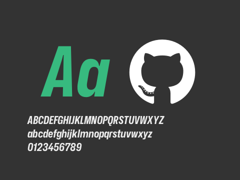 Hubot-Sans Bold Narrow Italic