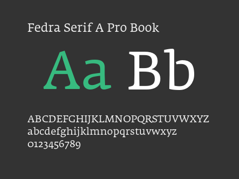 Fedra Serif A Pro Book