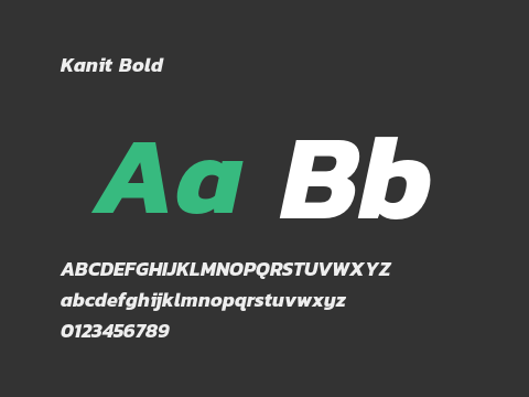 Kanit Bold