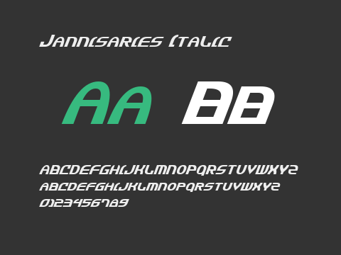 Jannisaries Italic