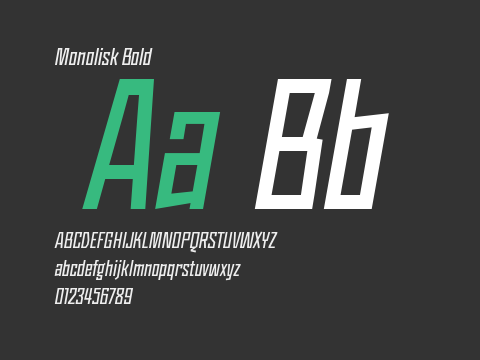 Monolisk Bold