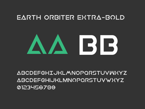 Earth Orbiter Extra-Bold