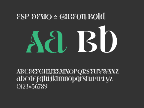 FSP DEMO - GIBEon Bold