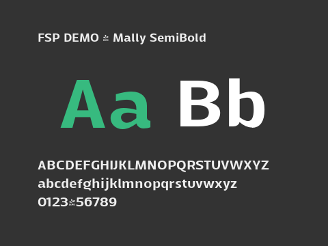 FSP DEMO - Mally SemiBold