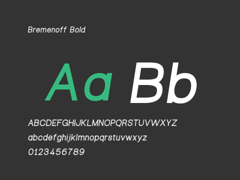 Bremenoff Bold