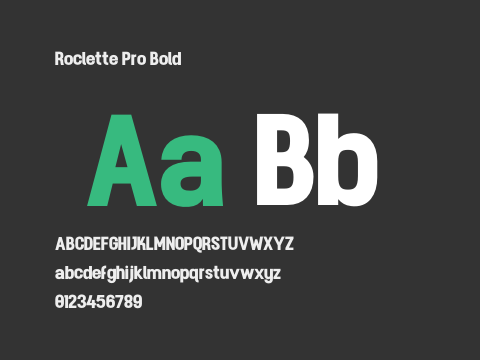 Roclette Pro Bold