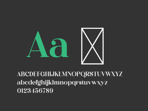 Megasta Signateria Serif