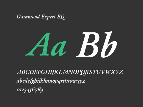 Garamond Expert BQ