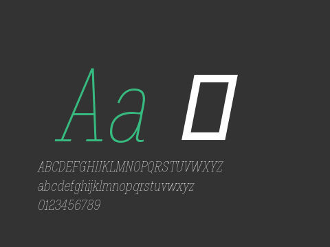 Hefring Slab Variable Italic